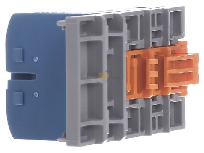 Ansicht rechts Phoenix PTFIX6/12X2,5-NS35BU Verteilerblock 0,14-4qmm, blau 