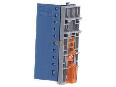 Ansicht rechts Phoenix PTFIX6/18X2,5-NS35BU Verteilerblock 0,14-4qmm, blau 