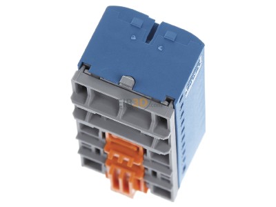 Ansicht oben hinten Phoenix PTFIX6/18X2,5-NS35BU Verteilerblock 0,14-4qmm, blau 