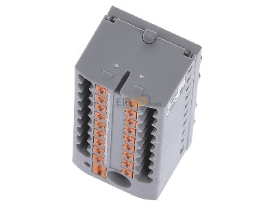 Ansicht oben vorne Phoenix PTFIX6/18X2,5-NS35GY Verteilerblock 0,14-4qmm, grau 