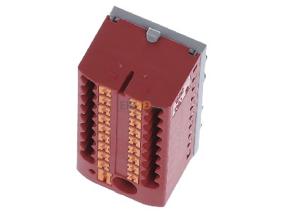 Ansicht oben vorne Phoenix PTFIX6/18X2,5-NS35RD Verteilerblock 0,14-4qmm, rot 