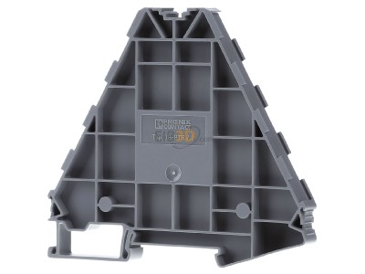 Frontansicht Phoenix DP-PTRV 8 Distanzplatte 100x8,3x86mm grau 