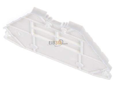 Ansicht oben hinten Phoenix D-PTRV 4 WH Abschlussdeckel L:63,6mm, B:3,8mmws 
