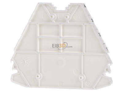 Ansicht hinten Phoenix D-PTRV 4 WH 4-1 Abschlussdeckel L:63,6mm, B:2,2mm�ws 