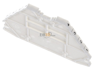Ansicht oben hinten Phoenix D-PTRV 4 WH 4-1 Abschlussdeckel L:63,6mm, B:2,2mm�ws 