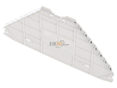 Ansicht oben vorne Phoenix D-PTRV 8 WH 1-8 Abschlussdeckel L:100mm, B:2,2mm,�ws 