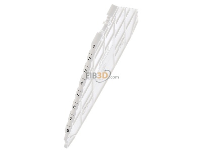 Ansicht oben links Phoenix D-PTRV 8 WH 1-8 Abschlussdeckel L:100mm, B:2,2mm,�ws 