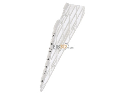 Ansicht oben rechts Phoenix D-PTRV 8 WH 1-8 Abschlussdeckel L:100mm, B:2,2mm,�ws 