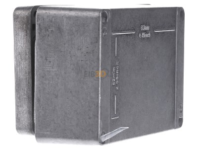 Ansicht rechts OBO Mx 120805 CR3 Aluminiumleergehuse Oberfl. beschichtbar 