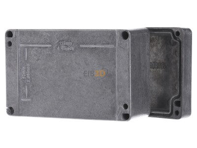 Ansicht hinten OBO Mx 120805 CR3 Aluminiumleergehuse Oberfl. beschichtbar 