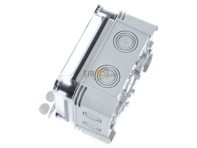 Ansicht oben rechts OBO X06 R LGR-TR Kabelabzweigkasten m.transp. Deckel 