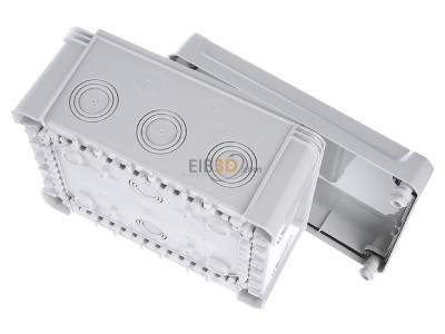 Top rear view OBO X16 LGR Surface mounted box 241x191mm 
