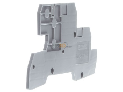 Ansicht links Phoenix D-UTI 6/3 Abschlussdeckel 95x2,2mm, grau 