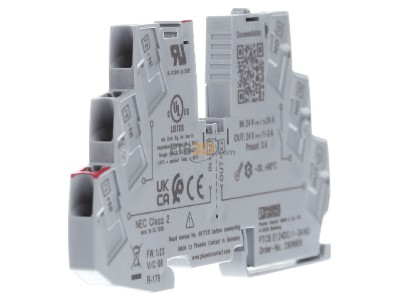 Ansicht links Phoenix PTCB E1 24DC/1-3A NO Ger�teschutzschalter 24V DC 