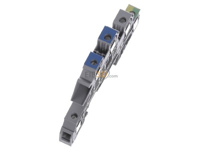 Ansicht oben links Phoenix UTI 6-PE/L/N Installations-SL-Kl. 0,2-10qmm, grau 