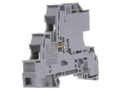 Ansicht rechts Phoenix UTI 6-PE/L/NT Installations-SL-Kl. 0,2-10qmm, grau 