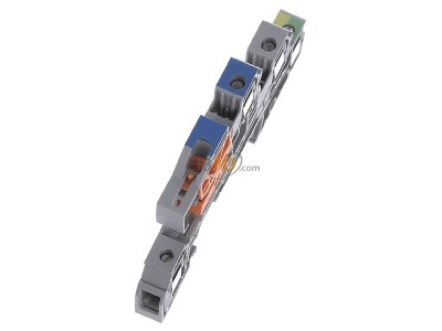 Ansicht oben links Phoenix UTI 6-PE/L/NT Installations-SL-Kl. 0,2-10qmm, grau 
