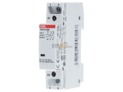 Front view ABB ESB16-20N-06 Installation contactor 
