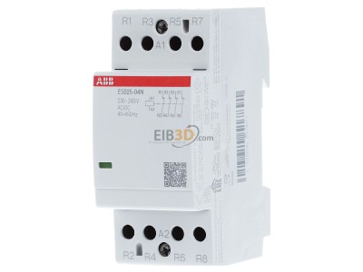 Frontansicht ABB ESB25-04N-06 Installationsschtz 25A 230V AC/DC 