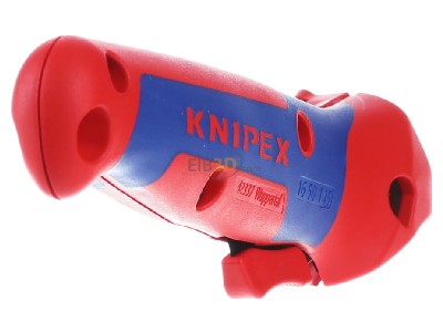 Ansicht rechts Knipex 16 50 145 SB Abmantelungsmesser Gleitschienen Ratschenfunktion 