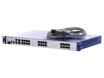Frontansicht Hirschmann MACH102-24TP-FR Gigabit Ethernet Switch + redundan.Netzteil 