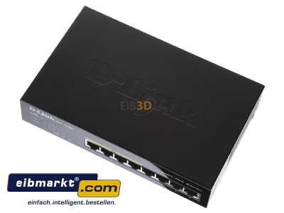 View up front DLink Deutschland DGS-1008P/E Network switch Ethernet Fast Ethernet
