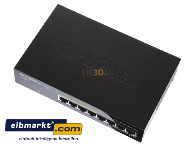 Ansicht oben vorne DLink Deutschland DGS-1008P/E 8-Port Gigabit Switch PoE Layer 2 