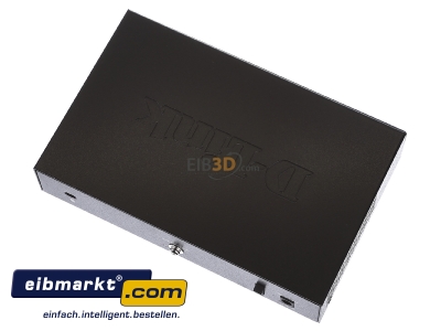 Top rear view DLink Deutschland DGS-1008P/E Network switch Ethernet Fast Ethernet
