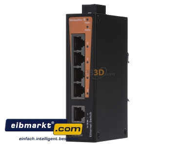 Front view Weidm�ller IE-SW-BL05-5TX Network switch Fast Ethernet
