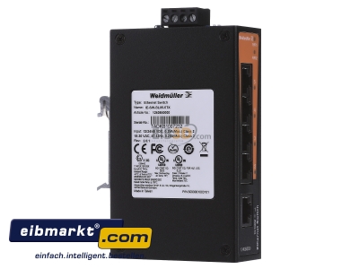 View on the left Weidm�ller IE-SW-BL05-5TX Network switch Fast Ethernet
