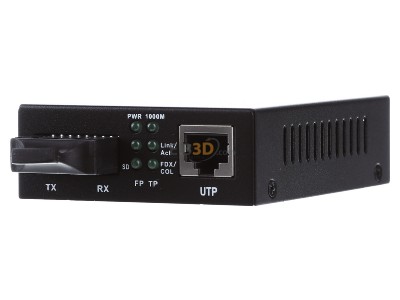 Front view Microsens MS400240 Media converter 
