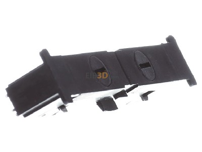 Ansicht links SG Leuchten 003059 Verbindungsst�ck ZIP 230V mit Stromf�hrung schwarz,_- Aktionsartikel
