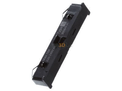Ansicht oben links SG Leuchten 003059 Verbindungsst�ck ZIP 230V mit Stromf�hrung schwarz,_- Aktionsartikel
