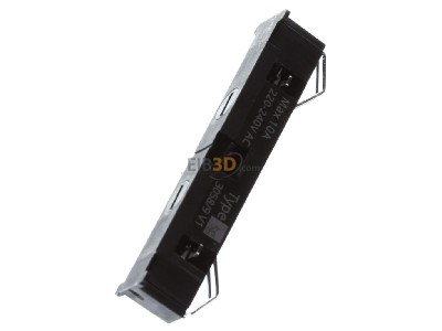 Ansicht oben rechts SG Leuchten 003059 Verbindungsst�ck ZIP 230V mit Stromf�hrung schwarz,_- Aktionsartikel