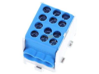 View up front Pollmann HLAK 25-1/4 M2 blau Power distribution block 
