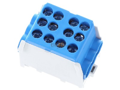 View top left Pollmann HLAK 25-1/4 M2 blau Power distribution block 
