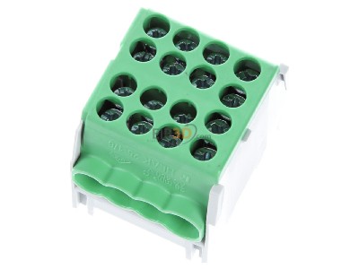 View up front Pollmann HLAK 25-1/6 M2 grn Power distribution block 
