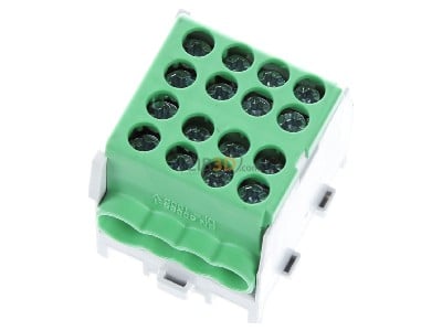 Top rear view Pollmann HLAK 25-1/6 M2 grn Power distribution block 
