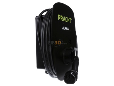 Ansicht links Pracht ALPHAMONOXT1024 Wallbox Ladestation ALPHAMONO XT 1024 1xTpy2 mit 5,50m Kabel