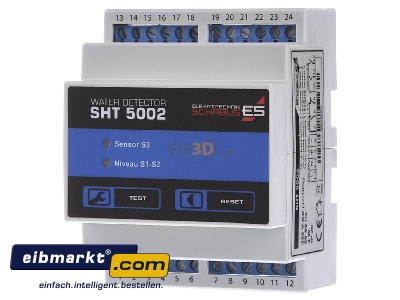 Front view Schabus SHT 5002 Water detector for hazard detection 
