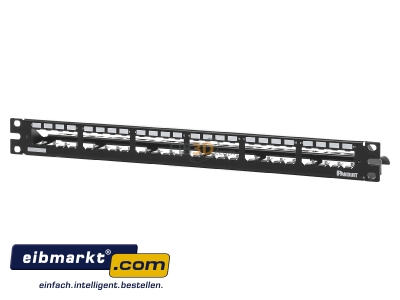 Front view Panduit CP24WSBLY Patch panel copper

