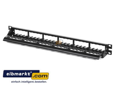 Top rear view Panduit CP24WSBLY Patch panel copper
