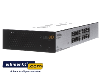 View on the left DLink Deutschland DES-1016D/E Network switch 1610/100 Mbit ports
