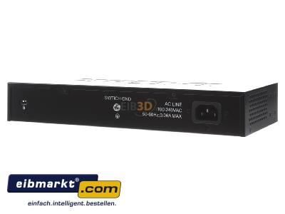 Ansicht hinten DLink Deutschland DES-1016D/E 16-Port Switch 10/100Mbit,NWay 