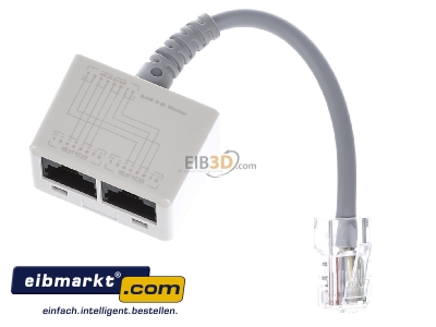 Ansicht oben vorne Metz Connect 130608480101-E UAE-Adapter WE8-WE8(4)WE(4) 0,1m