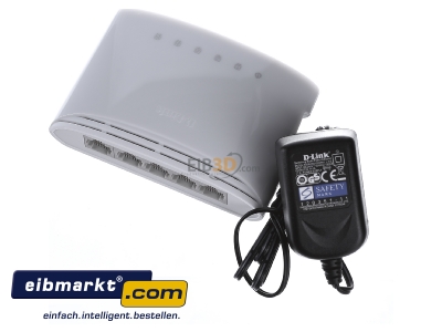 Ansicht oben vorne DLink Deutschland DGS-1005D/E 5-Port Switch Desktop 10/100/1000 Mbit 