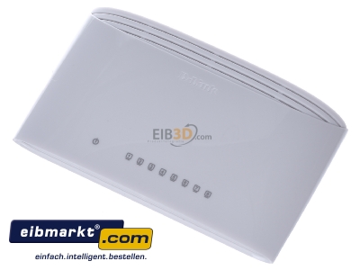 View up front DLink Deutschland DGS-1008D/E Network switch Ethernet Fast Ethernet
