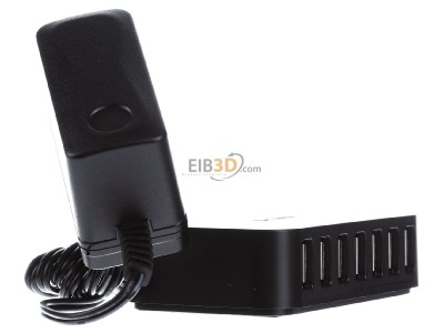 Ansicht links DLink DUB-H7/E USB 2.0 7Port Hub 7xA-Port,1xB-Port 