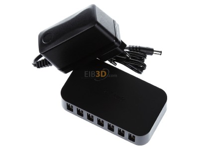 Ansicht oben vorne DLink DUB-H7/E USB 2.0 7Port Hub 7xA-Port,1xB-Port 