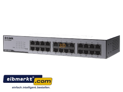 Front view DLink Deutschland DES-1024D/E Network switch 2410/100 Mbit ports
